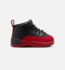 Air Jordan 12 Retro Flu Game Infant Toddler Lifestyle Shoe - Varsity Red