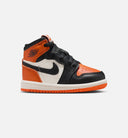Air Jordan 1 Retro High OG Shattered Backboard Infant Toddler Lifestyle Shoe - Black Orange