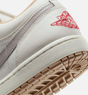 Air Jordan 1 Low Mens Lifestyle Shoe - White Grey Red