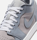 Air Jordan 1 Low Cool Grey Mens Lifestyle Shoe - Medium Grey White